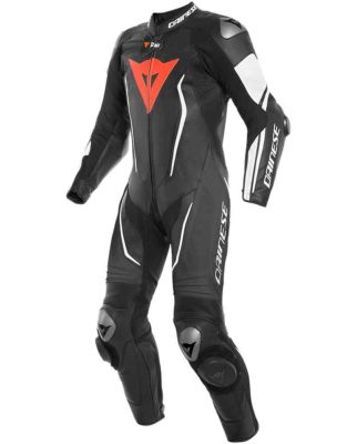 Dainese Misano 2 D-Air® Airbag 1-Teiler Perforierte Motorrad Lederkombi
