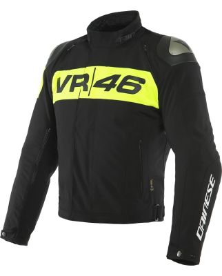 Dainese VR46 Podium D-Dry Wasserdichte Motorrad Textiljacke