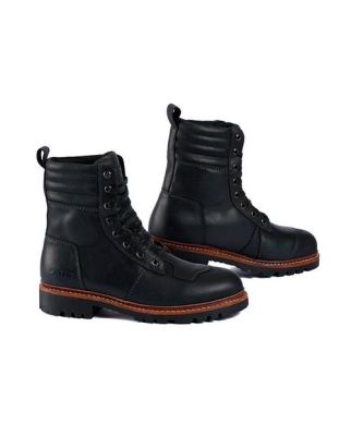 Falco Motorradstiefel ROOSTER Leder CE wasserdicht mit High-Tex Membran und D3O Protektoren