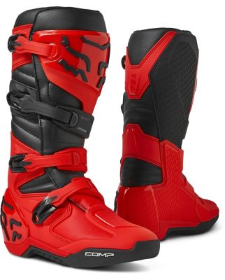 FOX Comp Motocross Stiefel FLO RED