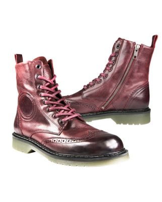 John Doe Sixty Budapest XTM Bordeaux Damen Motorradschuhe