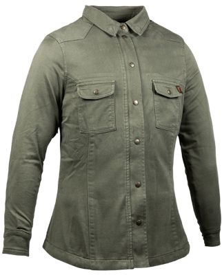 John Doe Motoshirt Women Olive