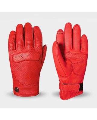 RACER SHIRLEY Lady LederHandschuhe Rot