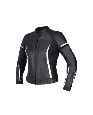 Richa Laura Lederjacke  Schwar/Weiss