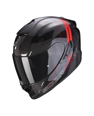 SCORPION EXO-1400 AIR CARBON DRIK Schwarz- Rot