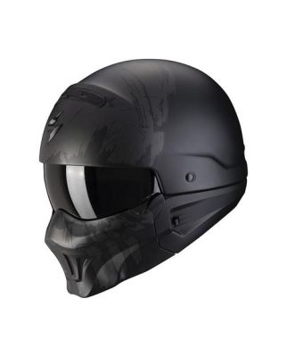 SCORPION EXO-COMBAT EVO MARAUDER Mattschwarz-Dunkelgrau