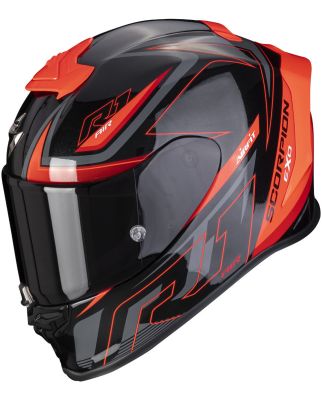 SCORPION EXO-R1 AIR GAZ Schwarz-Rot