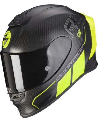 SCORPION EXO-R1 CARBON AIR CORPUS II Mattschwarz - Neongelb