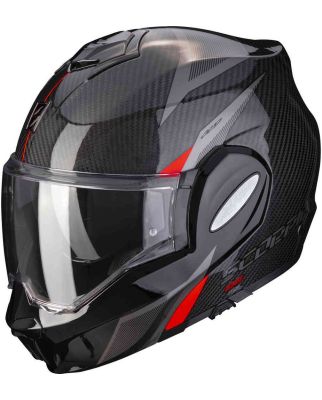SCORPION EXO-TECH EVO CARBON TOP Air Schwarz-Rot